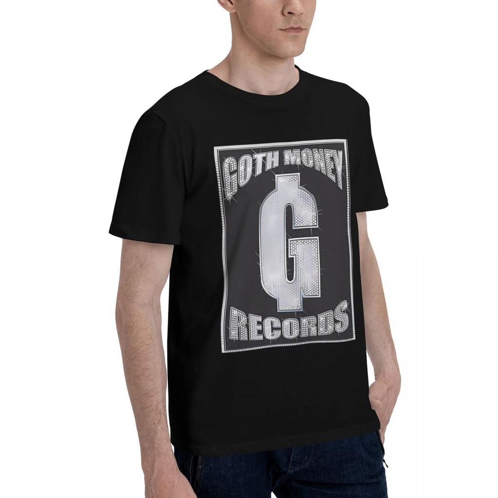 Goth Money Records Блестящая Повседневная Дышащая Удобная Футболка 100% Хлопок Высококачественная Мужская Одежда Забавные Подарки