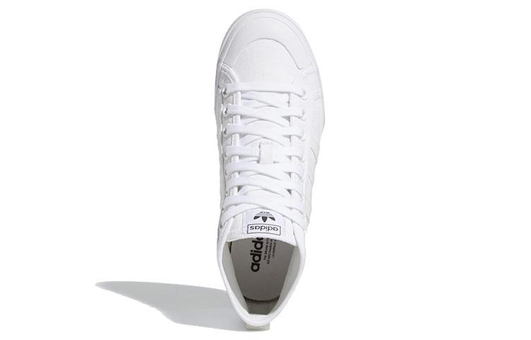 Nizza Wmns Adidas Originals Платформа Средние 'Triple White' Женские FY2782