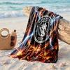 Manchester City Print Microfiber Beach Towel Quick Dry Absorbent Large Towel For Beach Swimming Travel