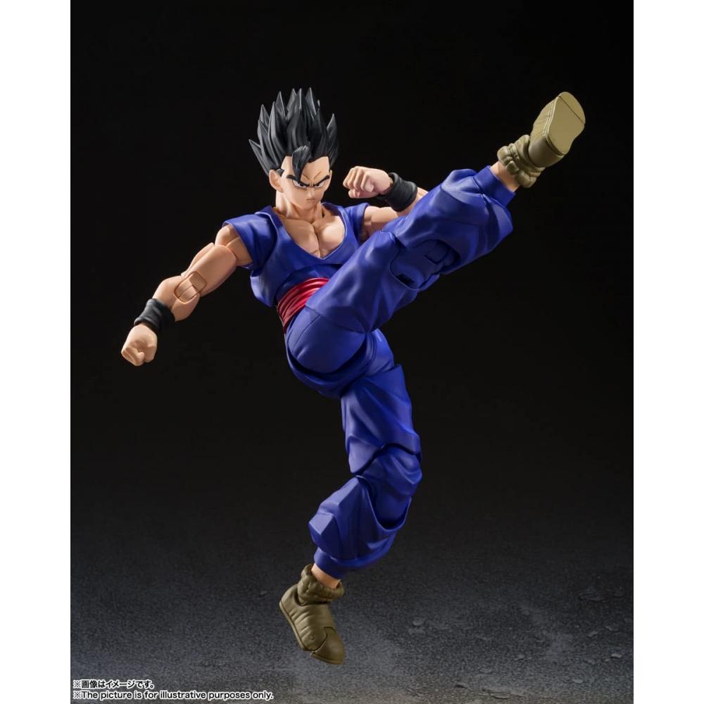 SHFiguarts Dragon Ball Super Super Hero Ultimate Gohan SUPER HERO (Версия для перепродажи) приблизительно. 140 мм окрашенная подвижная фигурка из ПВХ и АБС
