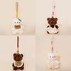 Wear Bear Dress Plush Keychain Stuffed Doll Pendant Backpack Decoration Gift
