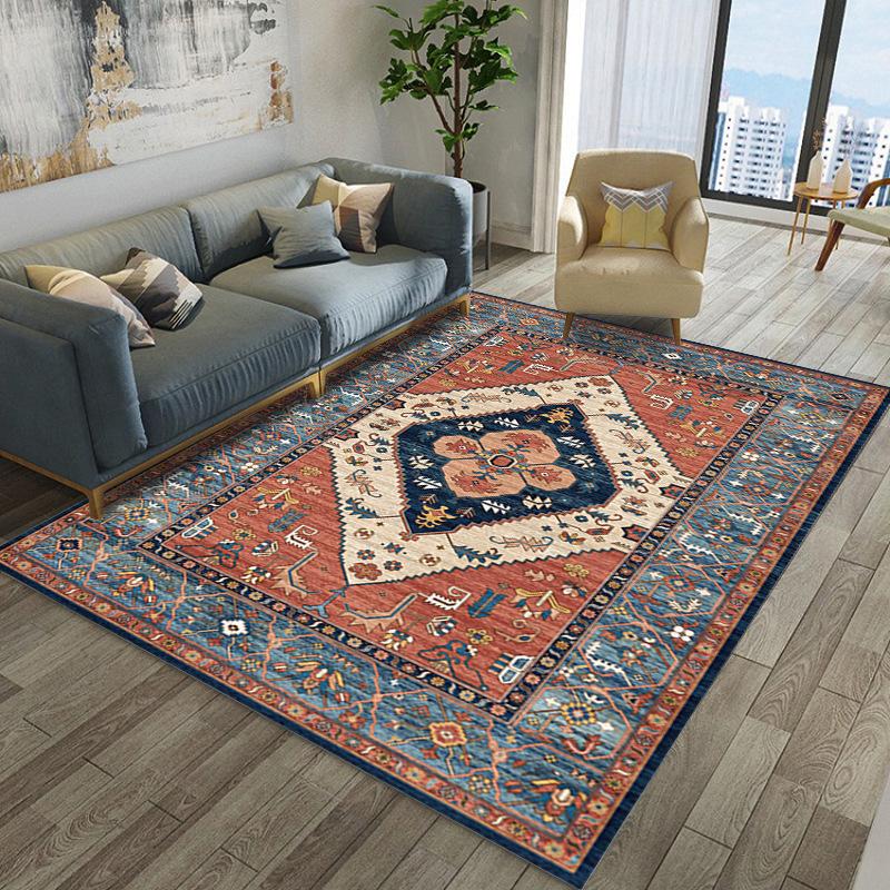 Ковер для спальни в этническом стиле Европейский Богемный ковер для гостиной под диван Большая площадь Моющийся