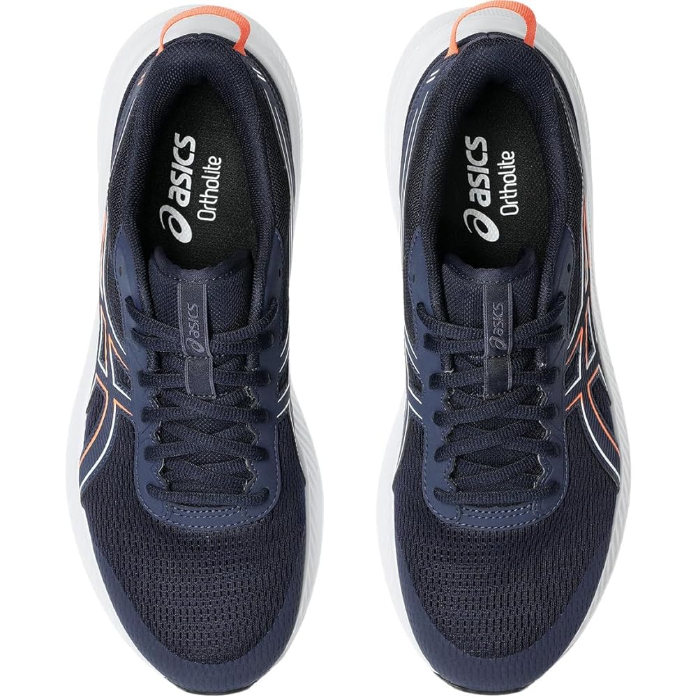 Asics Jolt 5 Men's Running Shoes Midnight/Vivid Coral 24.5 cm 2E