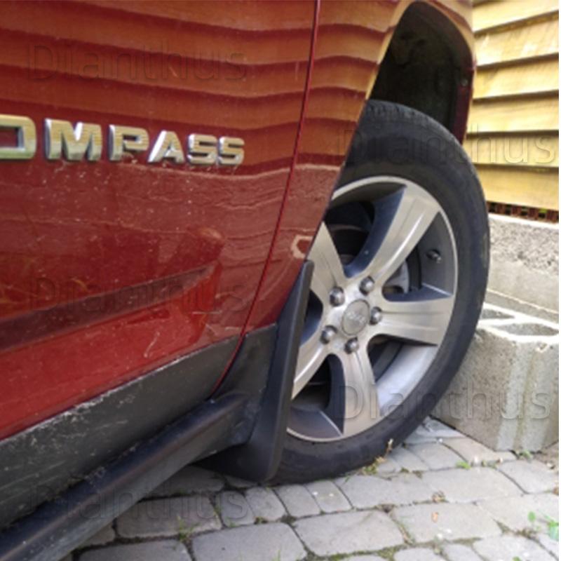 Для Jeep Compass 2011 2012 2013 2014 2015 2016 Автомобильное крыло с защитой от брызг и обрастания передним и задним крылом