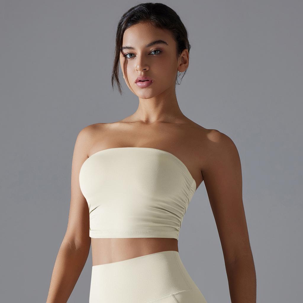 Auroth Women Gym Fitness Bra Backless Exercise Running Sport Vest Breathable Yoga Underwear