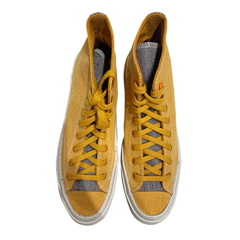 Converse Chuck Taylor All Star 1970-е Модный Комфорт Высокие Кеды Канвас Унисекс Желтый