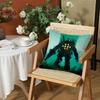 Fanart BBioshock RRapture Cushion Cover Silky Short Plush Invisible Zipper Dustproof Sofa Pillow Case for Home Decor