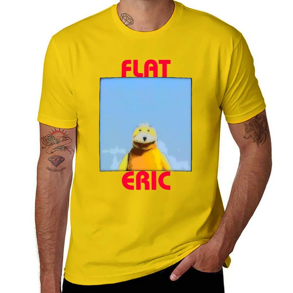Футболка Flat Eric смешные костюмы спортивные фанаты кроссвит футболка мужская приталенные футболки для мужчин