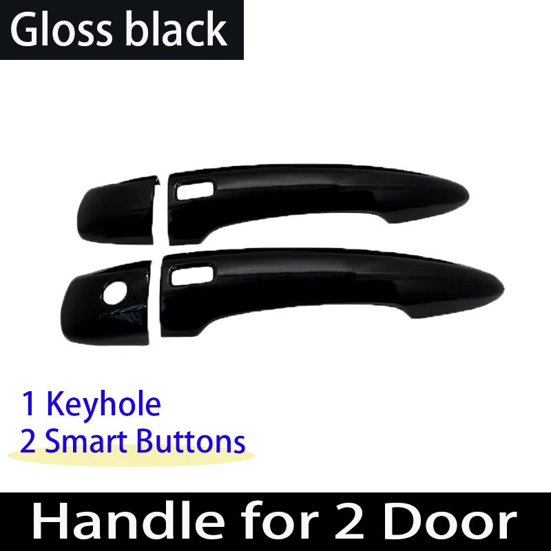 Chrome Gloss Black Door Handle For Nissan Juke F16 2 Carbon Fiber Exterior Decorate Car Accessories Stickers
