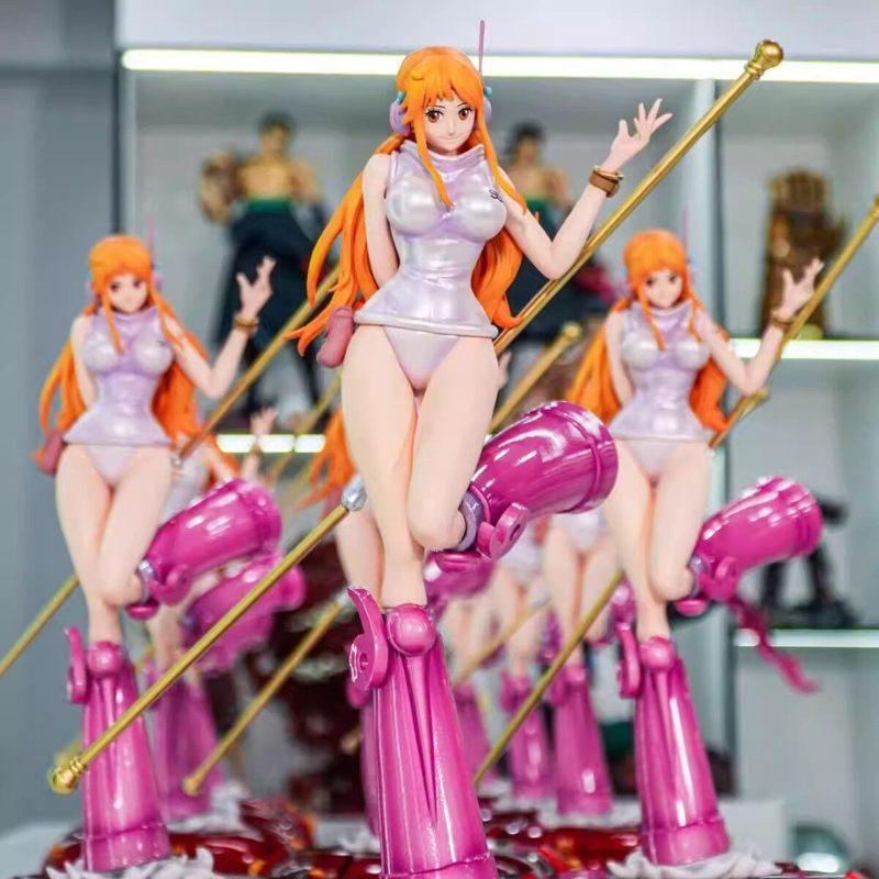 В наличии JT Studio One Piece 33 см Остров Яичного Наконечника Нами Фигурка Действия Аниме ПВХ Модель Игрушка Коллекционная Фигурка Для Детей Фанатов Подарок