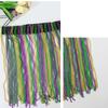 Three Color Beaded Skirt for Carnivals Halloween and Themed Parties Quick Assembly Design  Stage Shows Photography Event