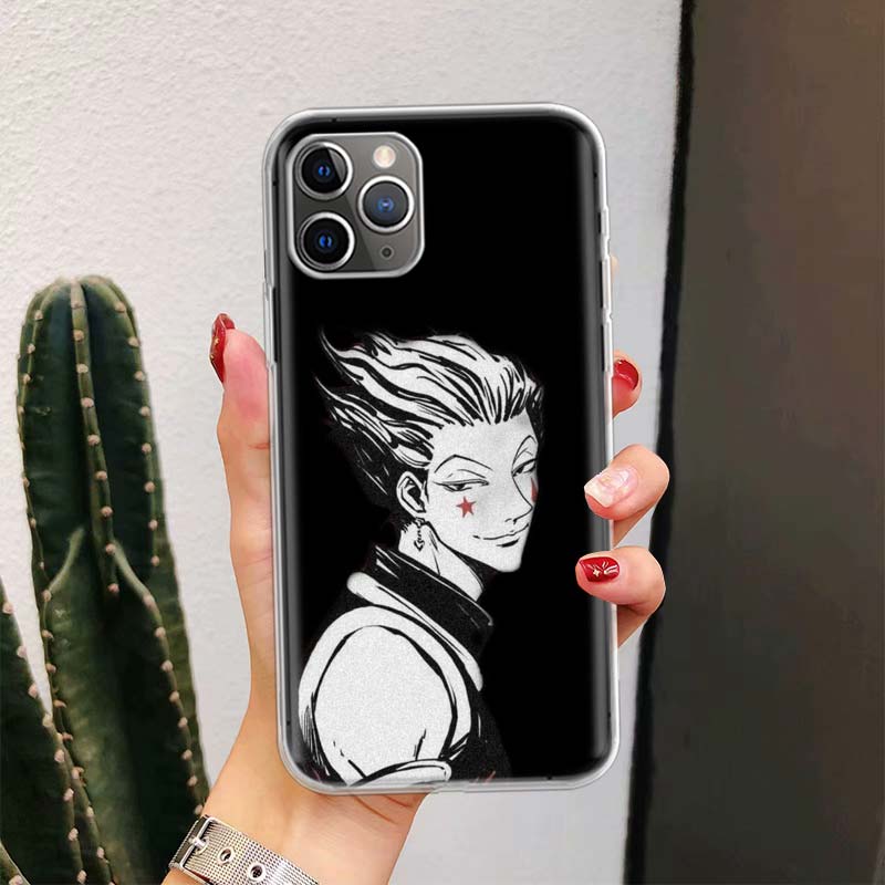 Черно-белый Hunter X Для iPhone 17 Air 16 15 14 Plus 13 Mini 12 11 Pro Max Чехол для телефона 16E 7 Печать 8 SE Fundas Чехол Мягкий Coque 1