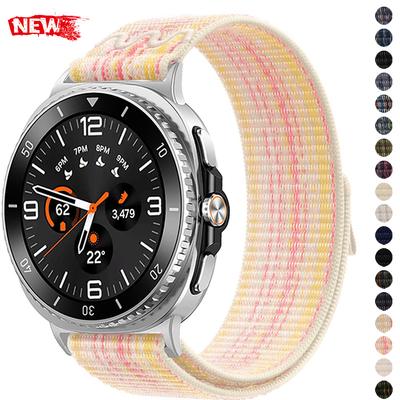 Плетеный нейлоновый ремешок-петля для Samsung Galaxy Watch 8 40 мм/44 мм Спортивный браслет для Samsung Galaxy Watch 8 Classic 46 мм