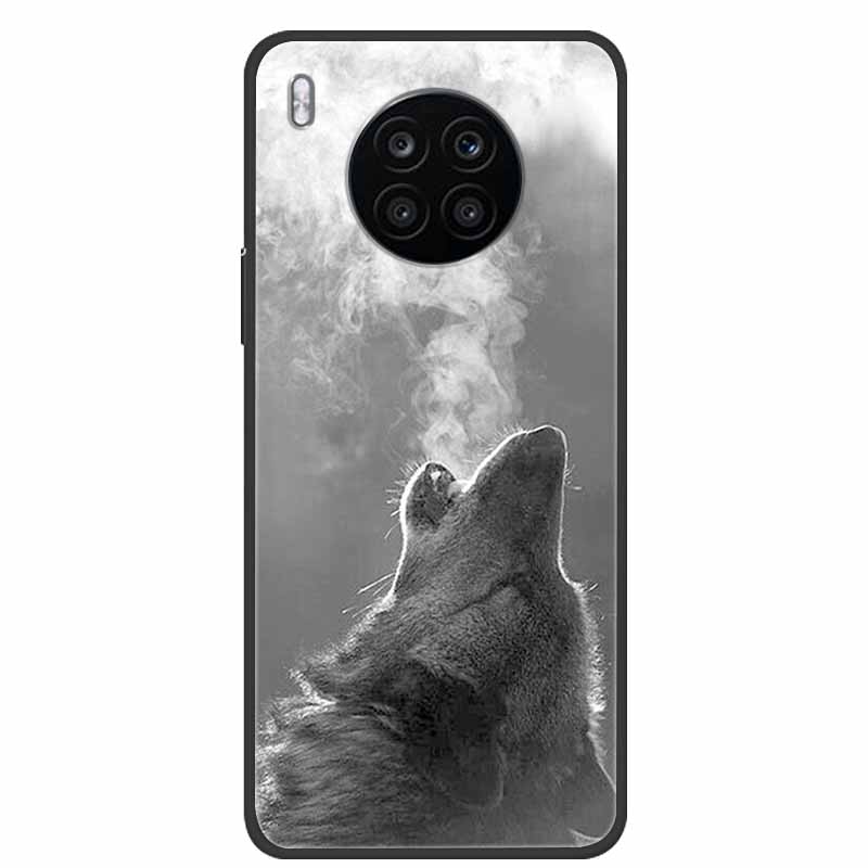 For Honor 50 Lite Case Shockproof Soft silicone TPU Back Cover For Huawei Honor 50 Lite Phone Cases Honor50 Lite Cute Cartoon