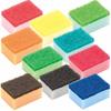 Basic Standard Kitchen Sponges, Cute and Colorful, 10-Color Set, Mini Size, 6.5 X 4.5 X 3cm, Product Number: 31728