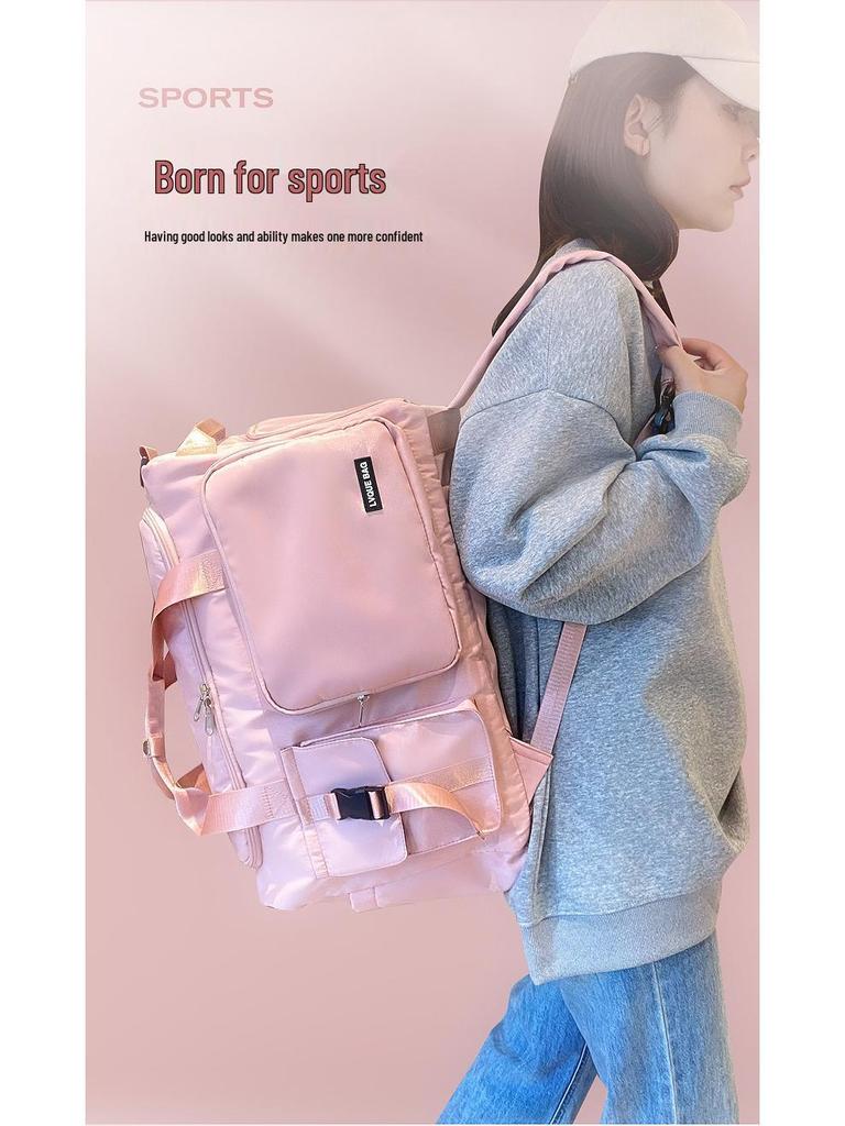 Унисекс Легкая фитнес-сумка с разделением на сухое/мокрое