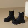 Fashion AIYUQI 2025 New Women's Chelsea Boots Thick-soled Slip-on Women Chimney Boots Large Size Fashion Female Ankle Boots