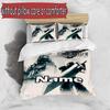 3pcs Duvet Cover Set (1*Duvet Cover + 2*Pillowcase, Without Core), Custom Name Final Fantasy Pattern Bedding Set, Home Bedroom Decor Gift