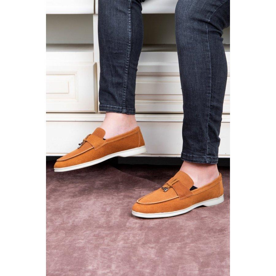 Мужские лоферы из натуральной замши