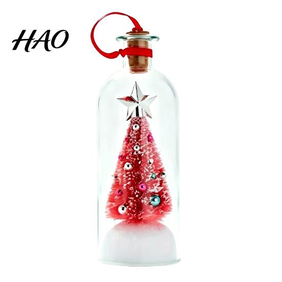 Unique Anniversary Souvenir Recordable Christmas Message in A Bottle, Voice Recording Holiday Keepsake with Emotional Connection Gift Playback
