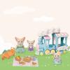 [Sylvanian] Desert Fox Picnic and Rainbow Cloud Train Set