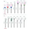 Ceramic Nail Drill Bit Nail Milling Cutters Set Grinding Head Sander Tool Electric Grinder Head