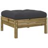 8 Piece Garden Sofa Set with Cushions Pressure Treated Pine Wood