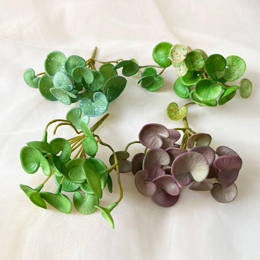 Мягкий Клей Суккуленты Листья Зеленый Симуляция Бонсай НОВОЕ Искусственное Растение Дом Офис