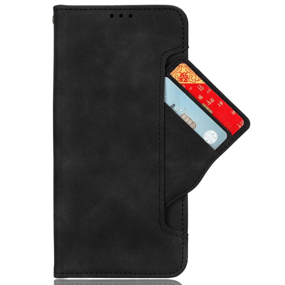 Flip Case for Motorola Moto E14, Card Slot, Black