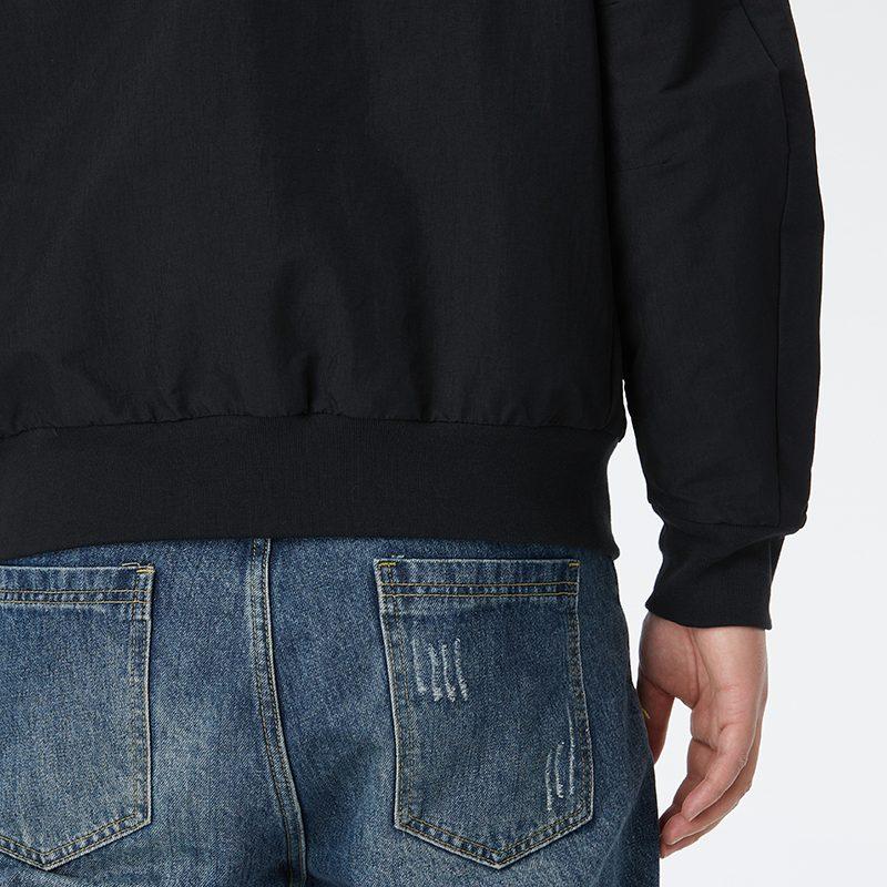 Adidas Jackets Men's Black Baseball Collar Moderate Workwear GM4403
