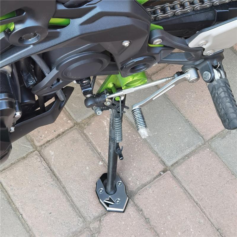 Motorcycle For KAWASAKI ER 6N ER 6F ER6N ER6F ER-6N ER-6F Accessories Side Support Enlarged Block Parking