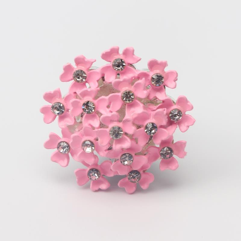 Shoe Charms for Sneakers Shoelaces Clips Buckle Decorations Rhinestones Pearl Gem Casual Flower Fashion Shoes Accessories 1 PCS