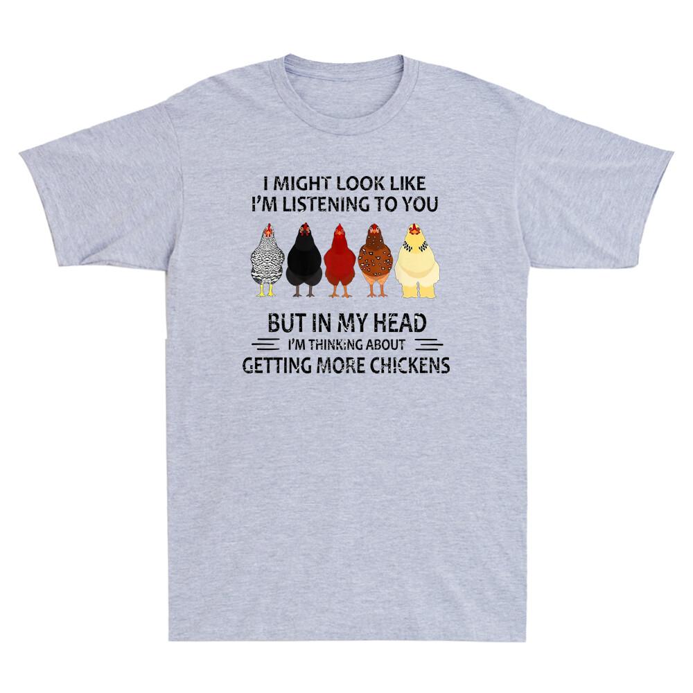 I Might Look Like Im Listening To You But In My Head Cock Vintage Unisexs Tshirt