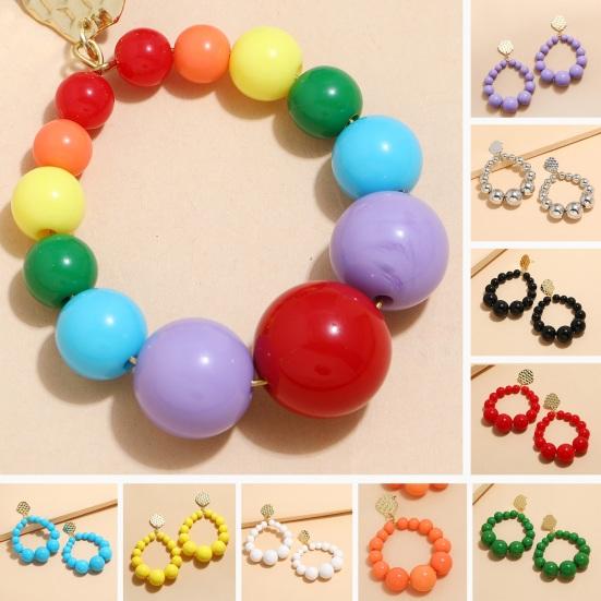 Серьги-капли Wild Яркие цвета Антиаллергенные Декоративные