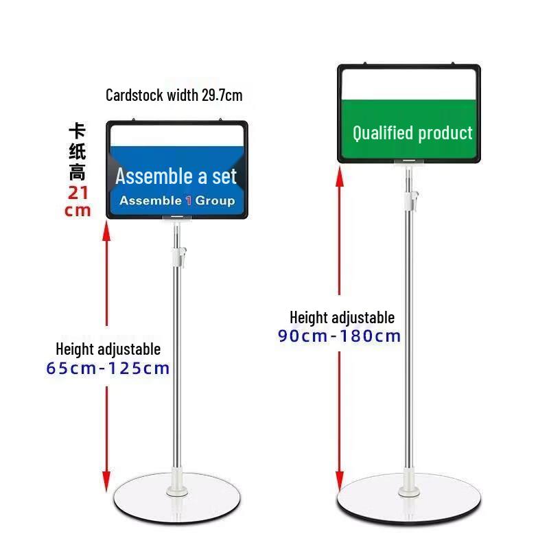 Adjustable A4 Sign Display Stand