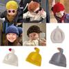Cute Durian Baby Wig Hat Thick Halloween Toddler Beanies Novelty Winter Baby Knitted Hat  Cosplay