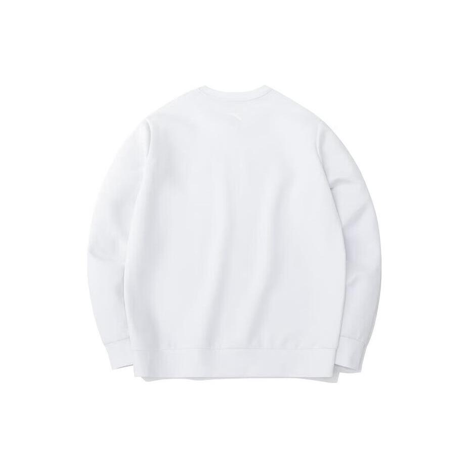 ANTA Variety Training Collection Sweatshirts Men's White Crew Neck Moderate Regular 152317725-1