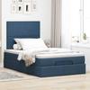 Cadre de lit ottoman - Maison Exclusive - tissu bleu - 120x200 cm - rangement hydraulique