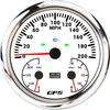 ELING 110mm 3in1 Gauge 120 200 KM/H MPH GPS Speedometer for Auto Car Boat with Fuel Level Voltmeter 7 Colors Backlight 12V 24V