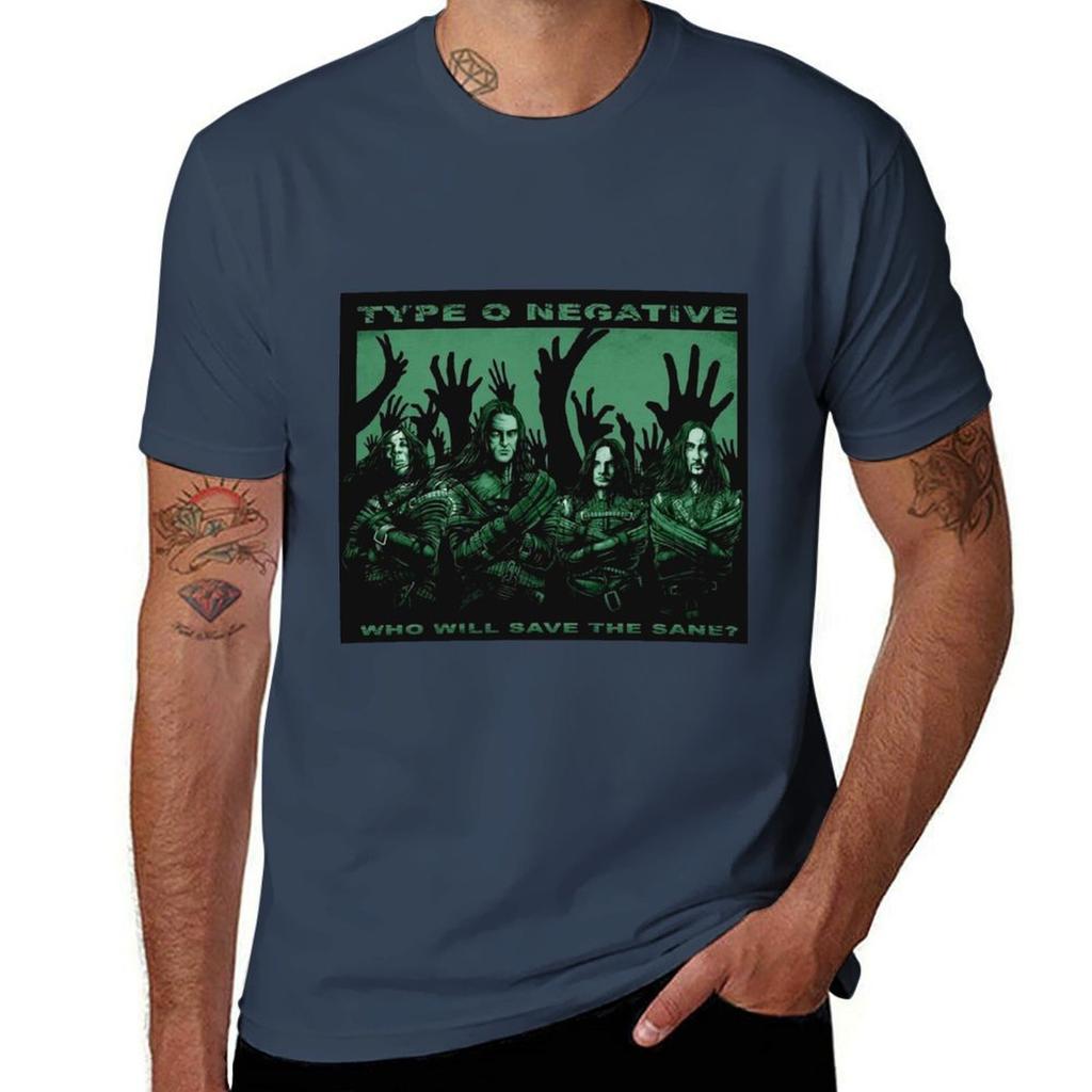 Type O Negative Tshirt Summer Print Short Sleeve Tee