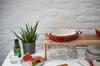 Блюдо staub, керамическое блюдо для запекания Cherry, подходит для использования в духовке, в микроволновой печи, японское блюдо "овальное, 23 см" [Авторизованный продукт] 40508-606