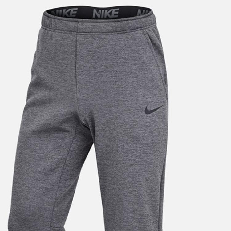 Мужские спортивные брюки/джоггеры Nike однотонные с маленьким логотипом, флисовые, повседневные, для тренировок, серые CZ4350-071