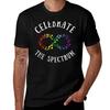 Celebrate The Spectrum Celebrate Neurodiversity Brain Adhd Autism Awareness Tshirt Modern Style Print Tshirt