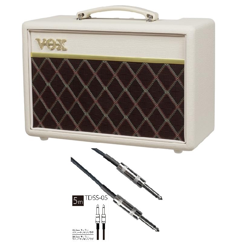 VOX Pathfinder 10 Compact Guitar Amplifier in Cream Brown with 5m Shield (PF-10 CB)