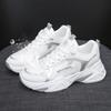 2024 New Brand Wedge Shoes Fashion Designers White Sneakers Women Leather Thick-soled Tennis Sports Shoes Woman Zapatillas Mujer