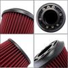 76mm Air Filter Power Intake High Performance Racing Universal JDM Dual Funnel Adapter Cold Air Intake Filter For Apexi