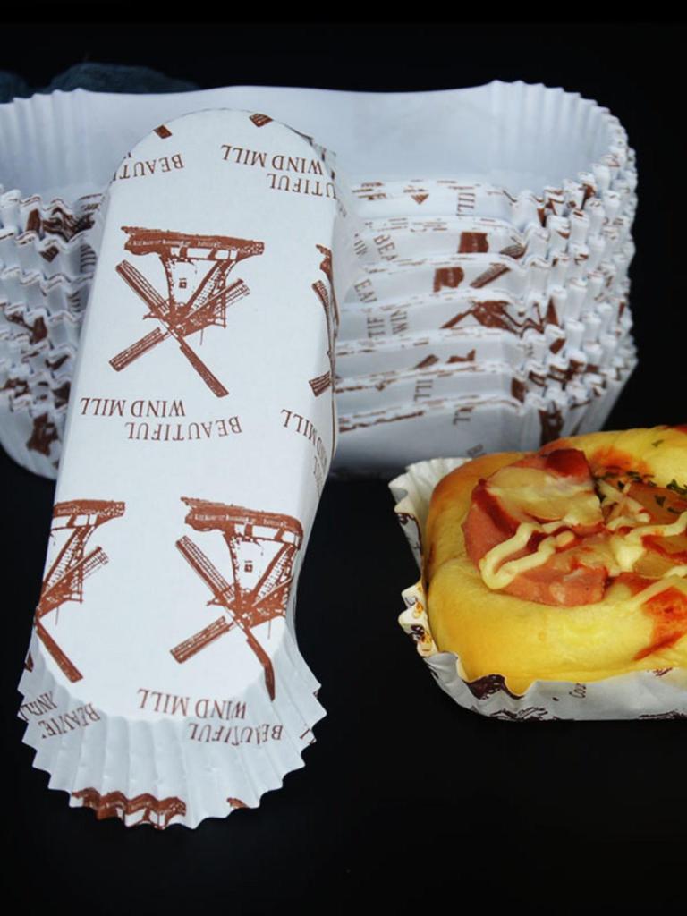 Термостойкие Антипригарные Бумажные Формочки для Кексов, Одноразовые Формы-Лодочки, Прямоугольные Маслостойкие Коврики для Выпечки