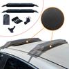 Car Soft Roof Rack Pads Easy To Install with Tie Down Straps and Ropes for Snowboard