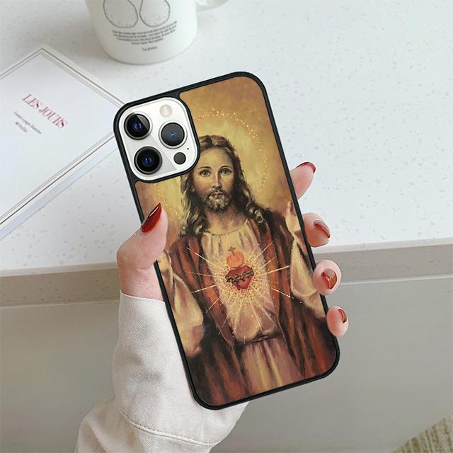 God Jesus Phone Case For iPhone 17 Air 14 15 16 13 12 Cover For Apple iPhone 17 Air 14 15 16 Pro Max 6S Plus Coque