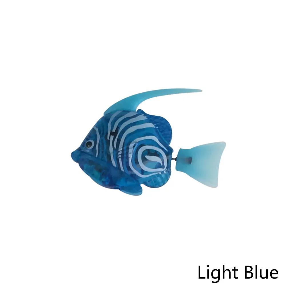Pet Cat Toy LED Interactive Swimming Robot Fish Toy for Cat Glowing Electric Fish Toy To Stimulate Pet's Hunter Instincts